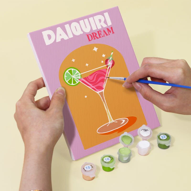 12 Mini Paintings | Colorful Cocktail Bundle - Image 11