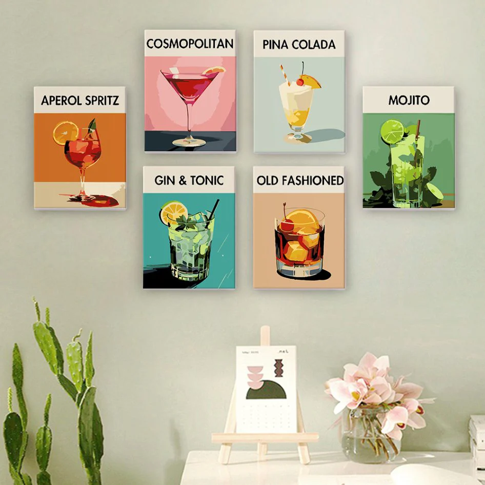 12 Mini Paintings | Deluxe Cocktail Bundle - Image 2