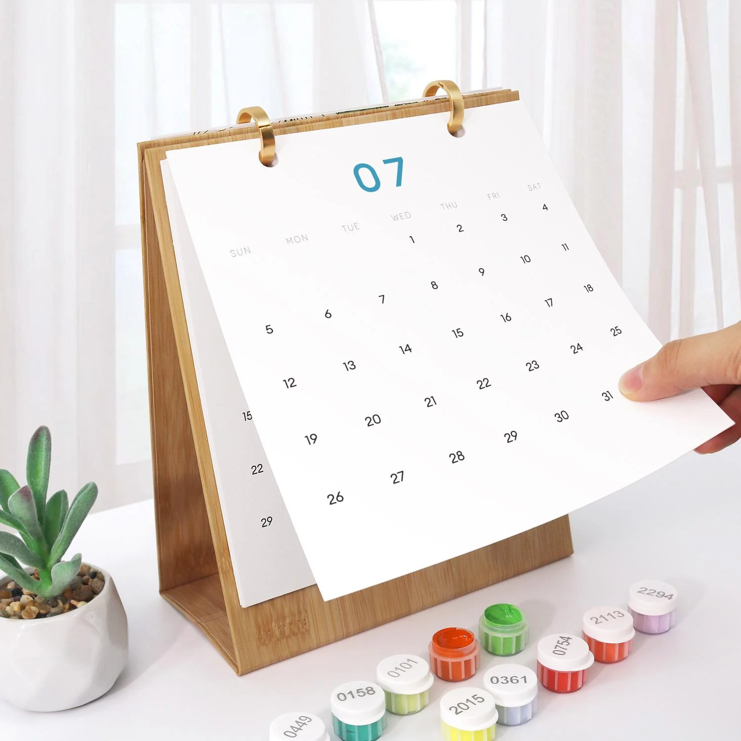 2026 Paint by Numbers desk Calendar | World trip Edition - Image 15