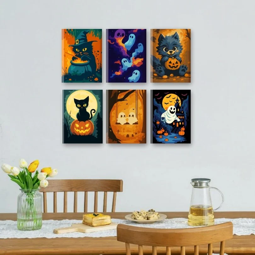 6 Mini Paintings - Halloween Vibes - Image 2