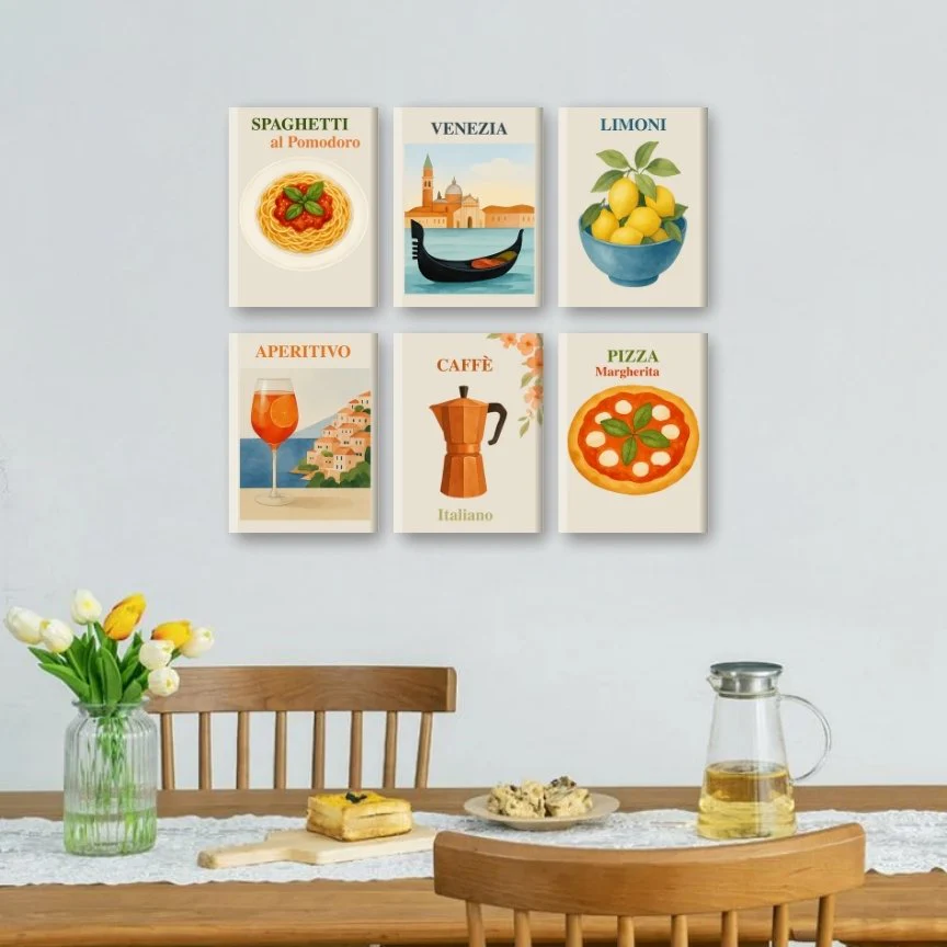 6 Mini Paintings - Italian Summer Set - Image 2