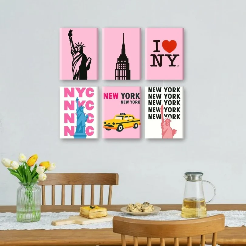 6 Mini Paintings - New York Set - Image 2