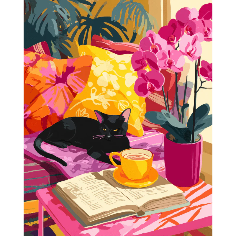 A lazy day | Paint by Number