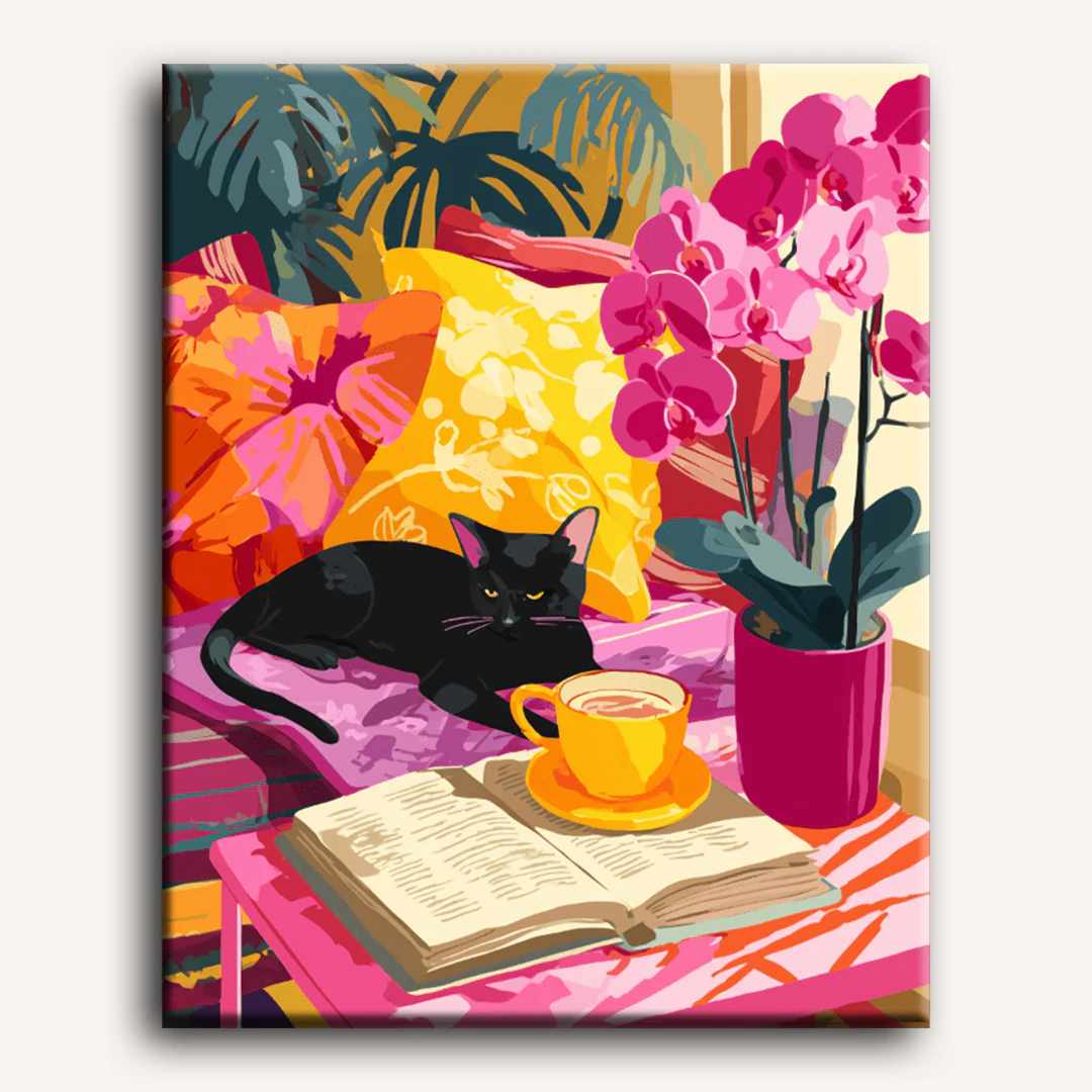 A lazy day | Paint by Number - Image 2