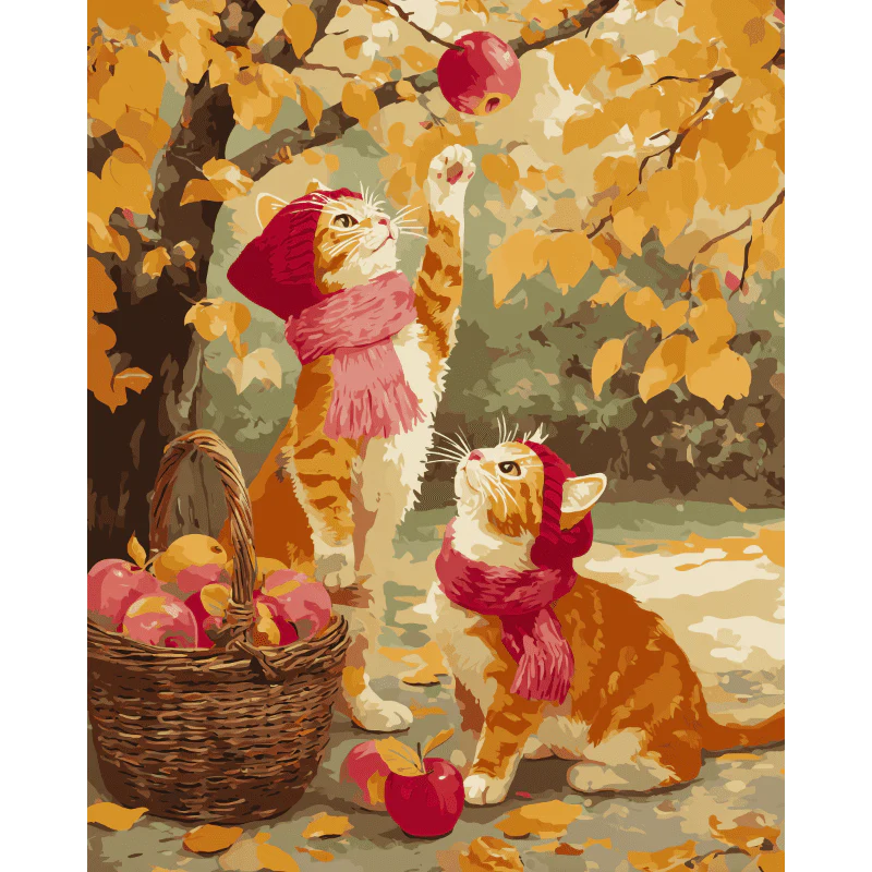 Apples picking | Paint by Number
