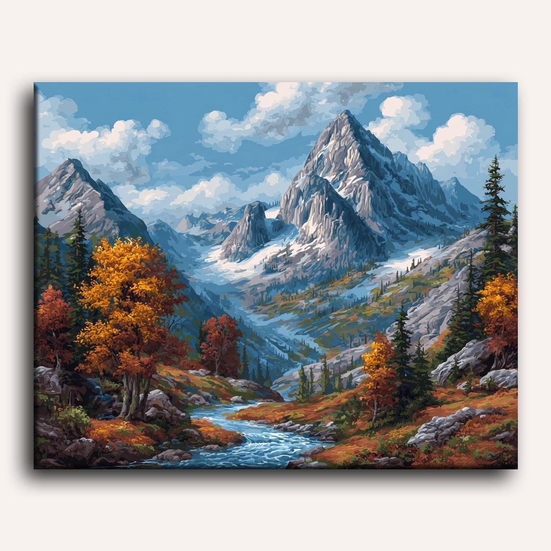 Autumn Peaks | Paint by Number - Image 2