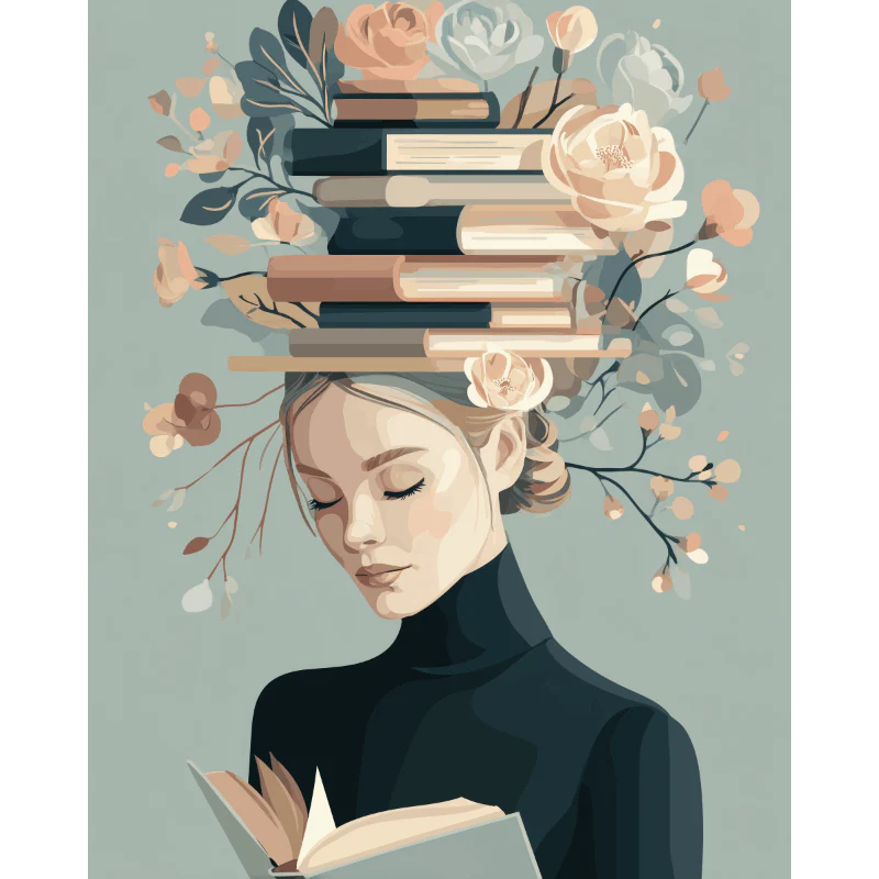 Book garden | Paint by Number