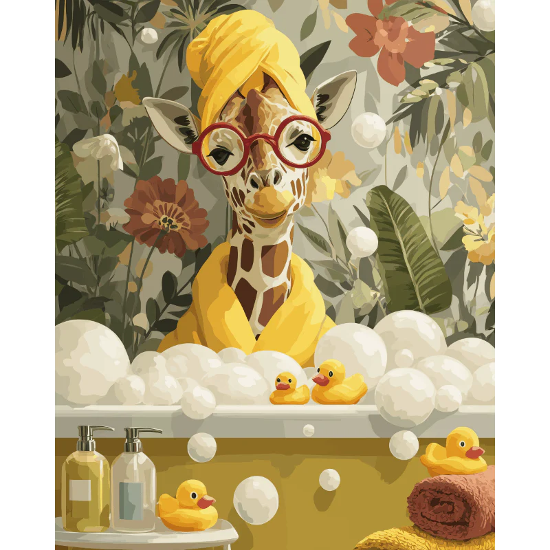 Bubble bath day | Paint by Number