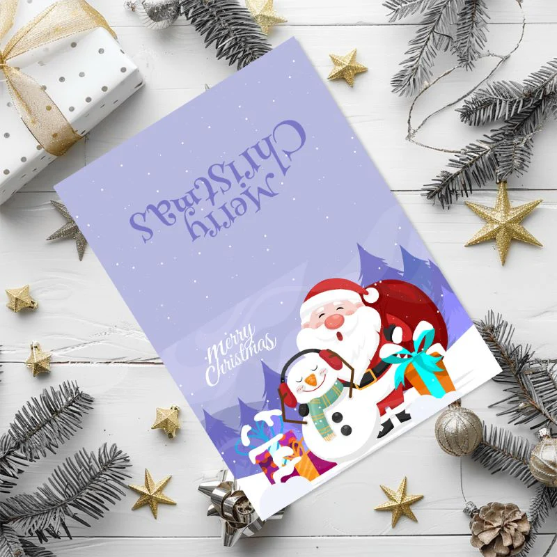 Paint by Numbers Christmas Cards - 6 Pieces - Image 5