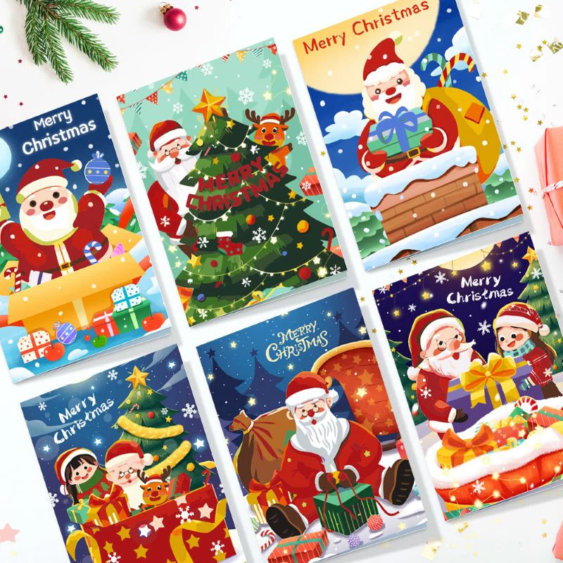 Paint by Number Christmas Cards | 6 Pieces - Image 6