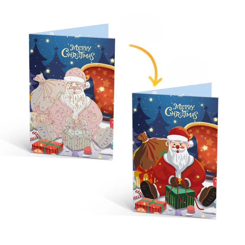 Paint by Number Christmas Cards | 6 Pieces - Image 8