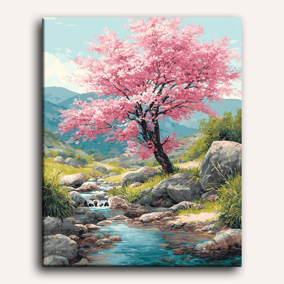 Cherry blossom tree | Paint by Number - Image 2
