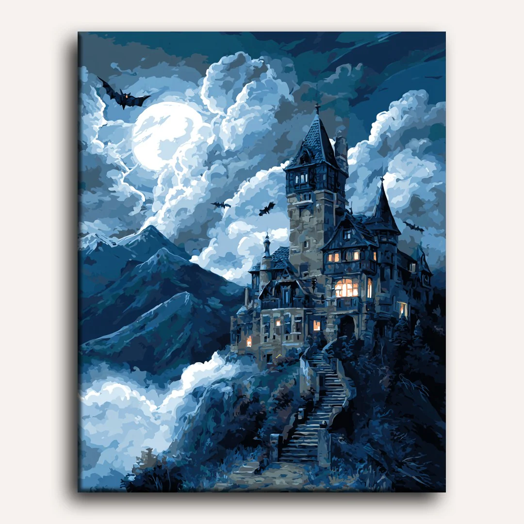 Dracula`s mansion | Paint by Number - Image 2