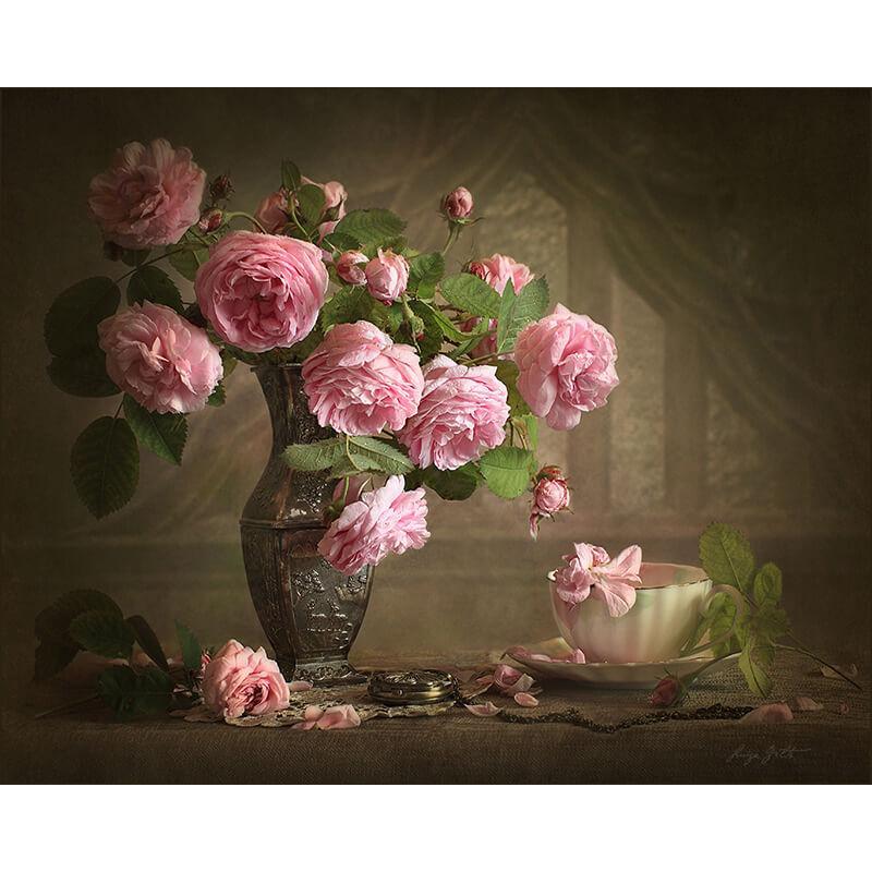 Falling Flowers| Paint by Numbers