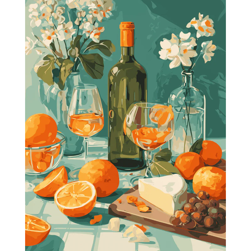 Golden slices | Paint by Number