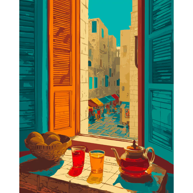 Hidden from the sun | Paint by Number