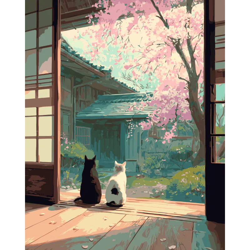 Japanese stillness | Paint by Number