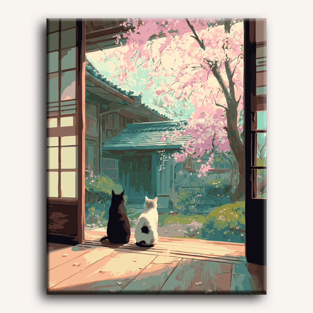Japanese stillness | Paint by Number - Image 2