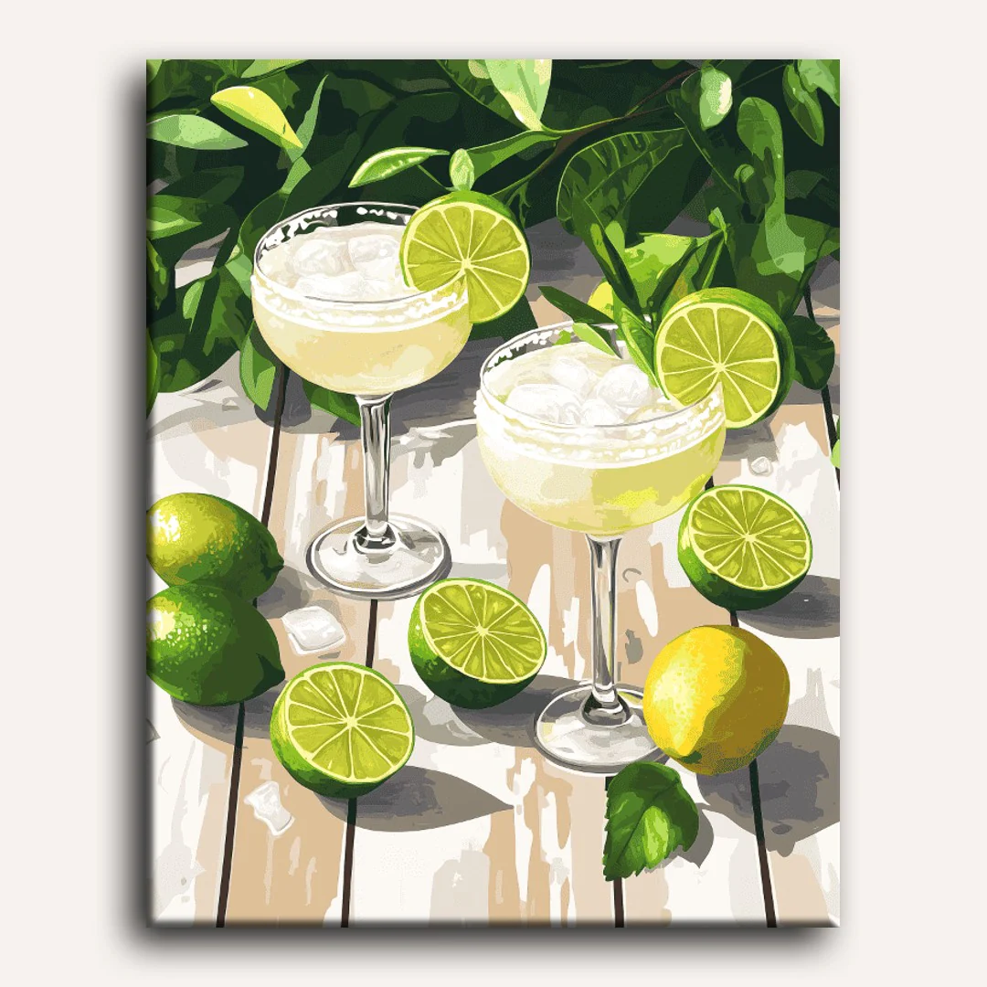 Margarita cocktails | Paint by Numbers - Image 2