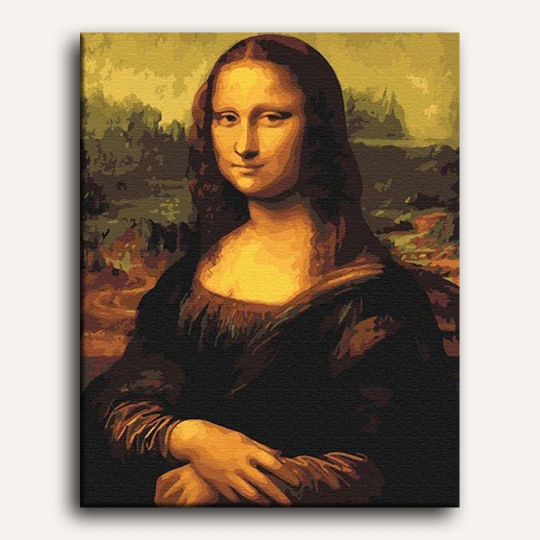 Mona Lisa - Leonardo Davinci | Paint by Numbers - Image 2