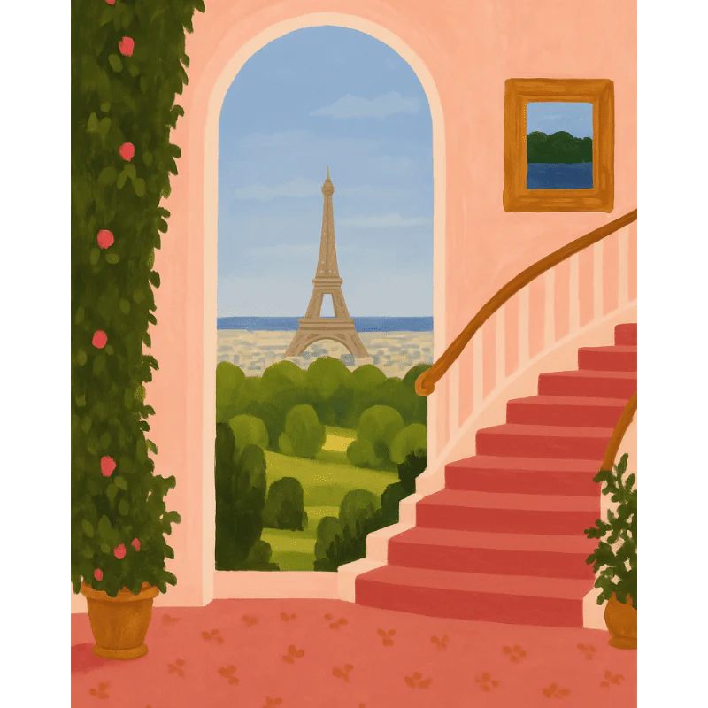 Morning at Montparnasse | Paint by Number