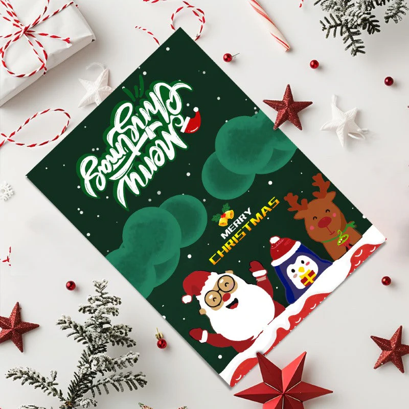 Paint by Numbers Christmas Cards 3 - 6 Pieces - Image 3