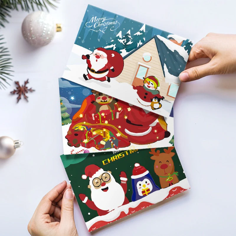 Paint by Numbers Christmas Cards 3 - 6 Pieces - Image 6