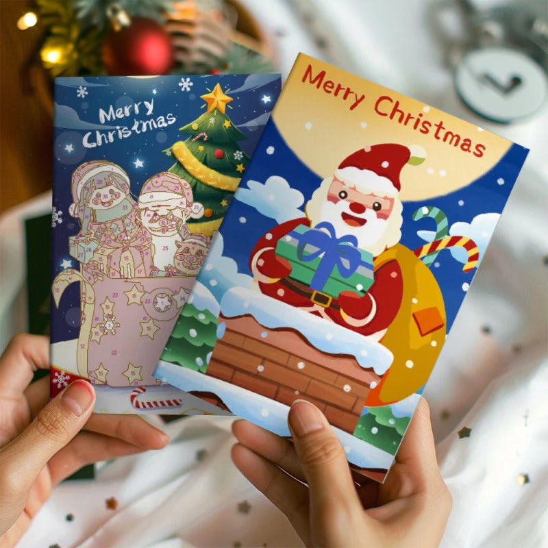 Paint by Numbers Christmas Cards 5 | 6 Pieces - Image 8