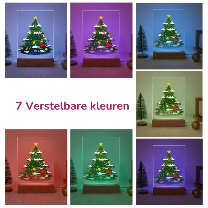Paint by Numbers Christmas Lamp | Santa Claus - Image 3