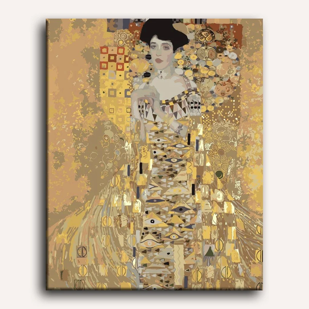 Portrait of Adele Bloch-Bauer I - Gustav Klimt | Paint by Numbers - Image 2