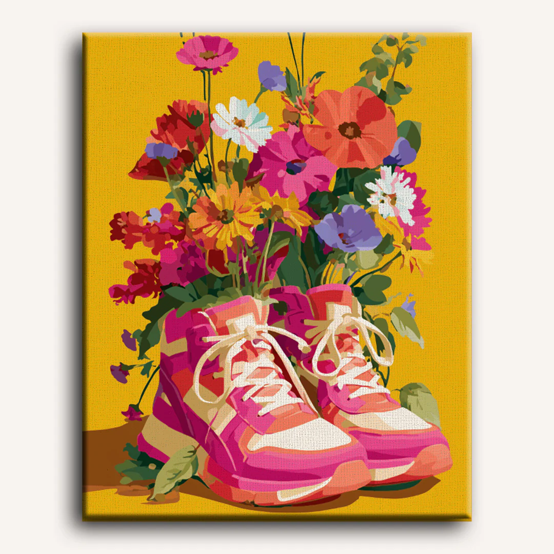 Run into Spring | Paint by Number - Image 2