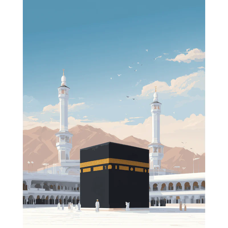 Sacred Kaaba | Paint by Number