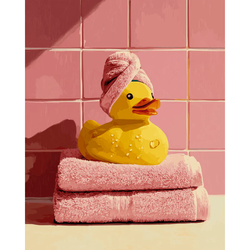 Spa Duck | Paint by Number