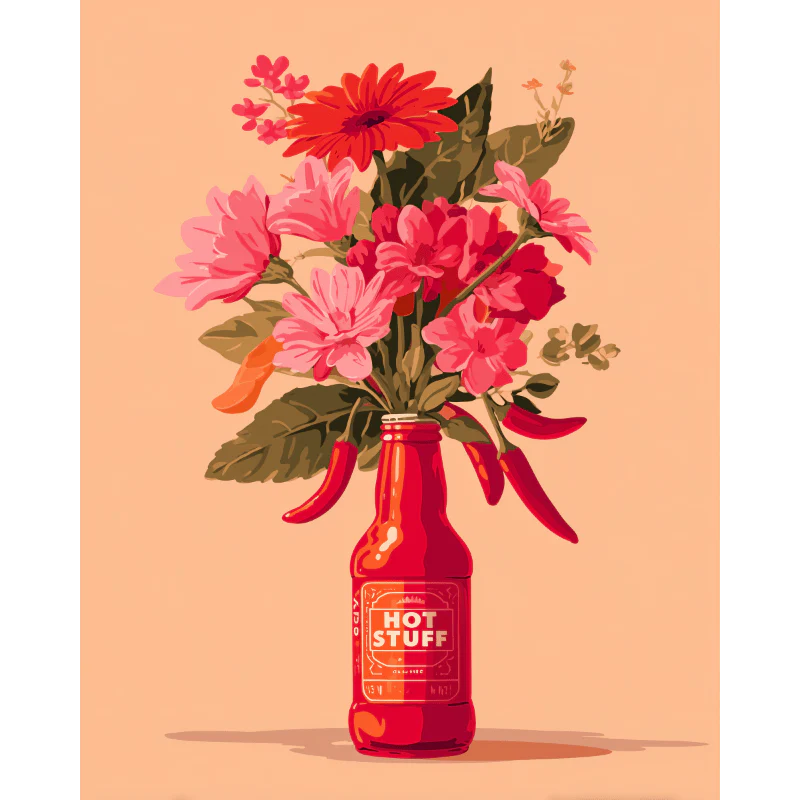 Spicy bouquet | Paint by Number