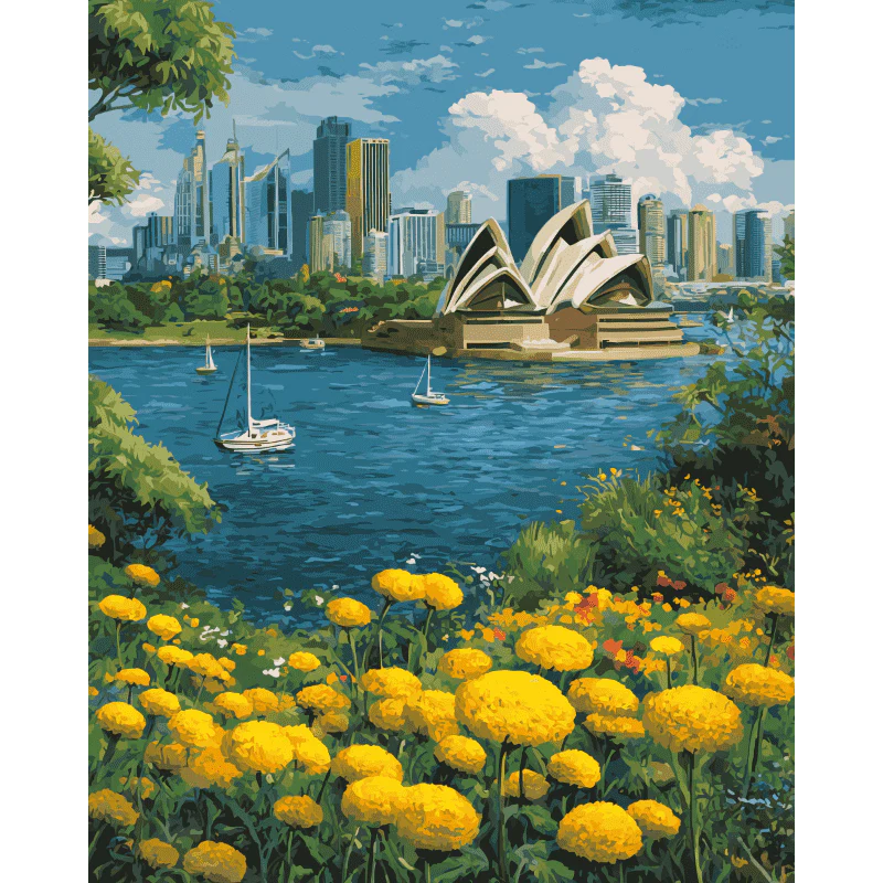 Sydney Opera House | Paint by Number