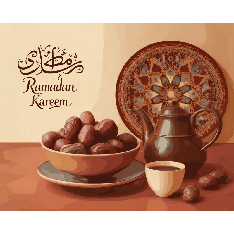 The taste of Ramadan | Paint by Number