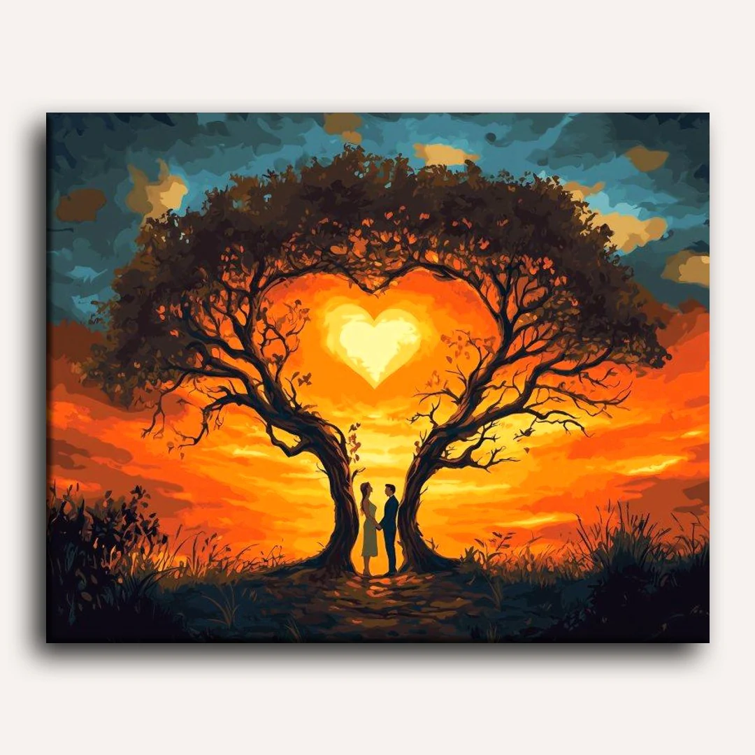 The Tree of Love | Paint by Numbers - Image 2