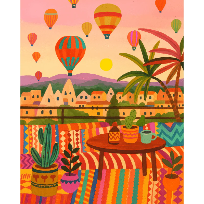 Vivid Cappadocia | Paint by Number