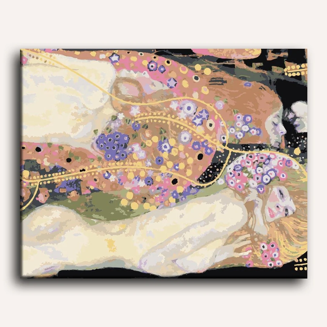 Water Serpents II - Gustav Klimt | Paint by Numbers - Image 2