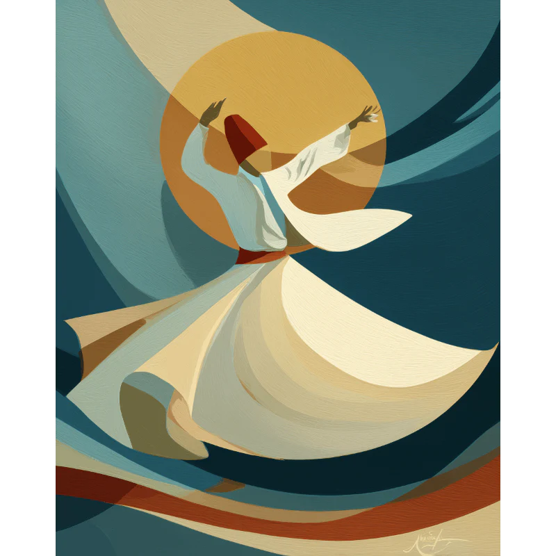 Whirling Dervish | Paint by Number